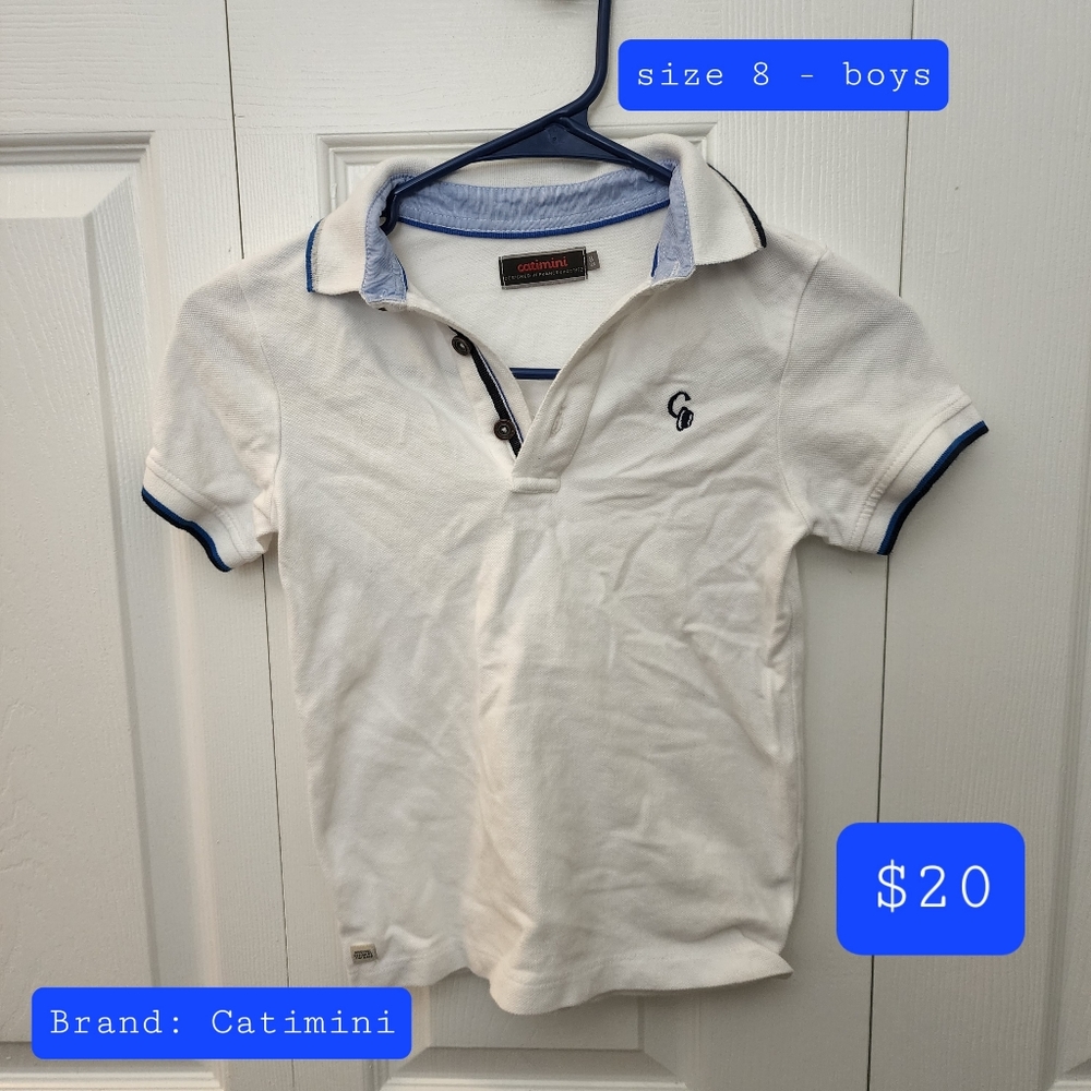 Boys short sleeve polo